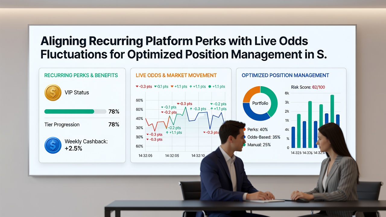 Analytical chart displaying odds fluctuation curves paired with perk activation timelines for various sports markets
