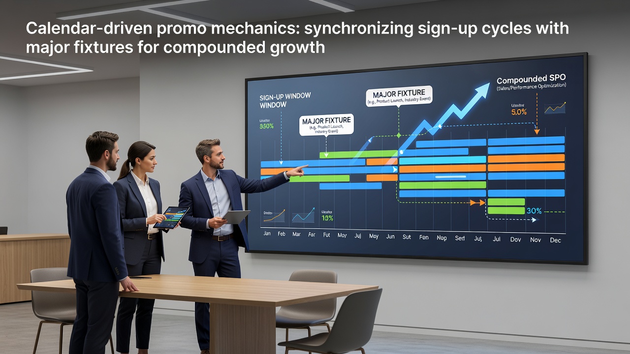 Sportsbook dashboard displaying synchronized promo offers next to an August 2026 fixture calendar