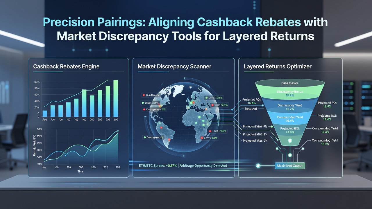 Screenshot-style view of integrated dashboard showing cashback tracking alongside discrepancy alerts