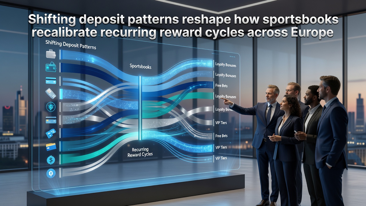 Sportsbook dashboard displaying updated recurring reward cycles and deposit frequency metrics
