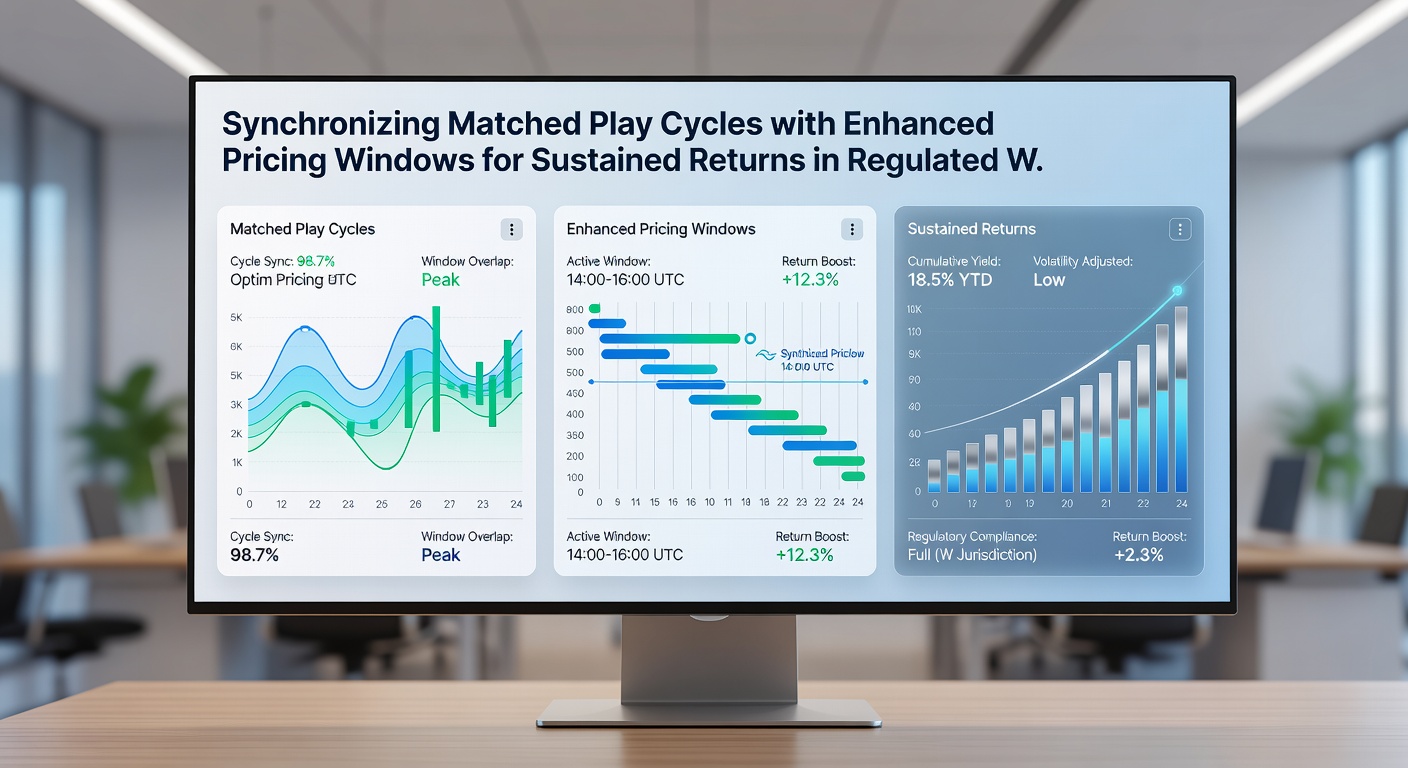 Chart illustrating synchronized timelines between matched betting cycles and seasonal pricing windows in regulated markets
