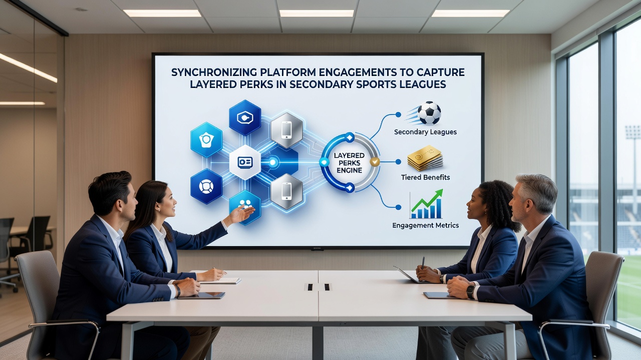 Detailed view of layered perk structures available across platforms for secondary sports league engagements