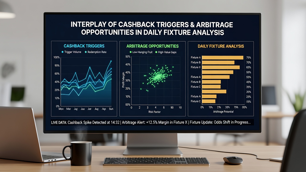 Detailed fixture breakdown showing cashback thresholds alongside arbitrage calculations