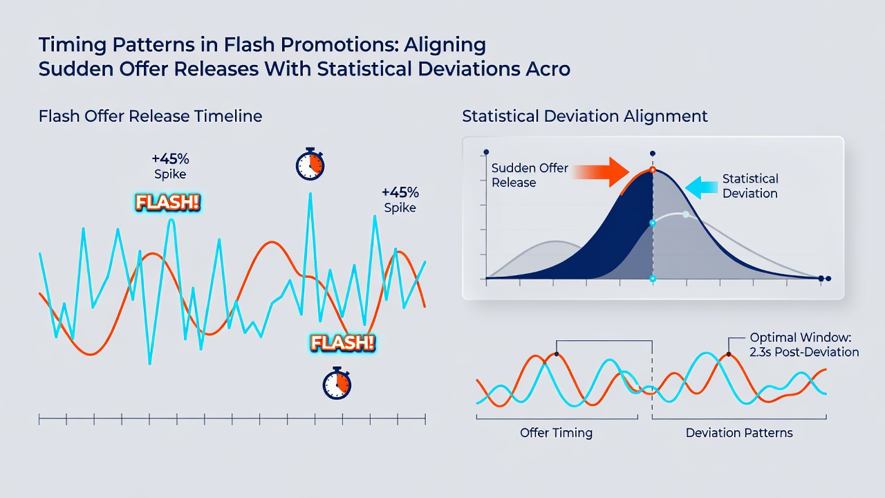 Chart illustrating flash promotion timing aligned with minor league statistical deviations across different North American markets
